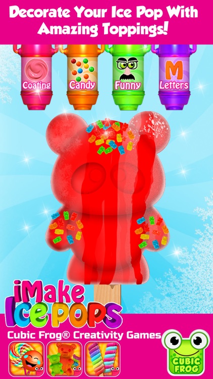 Ice Cream Maker Kitchen Games-iMake IcePops screenshot-3