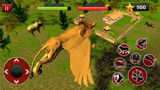 Imagine 5 Flying Lion Simulator: Lucha de animales salvajes iphone