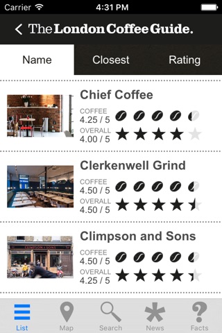The London Coffee Guide screenshot 3