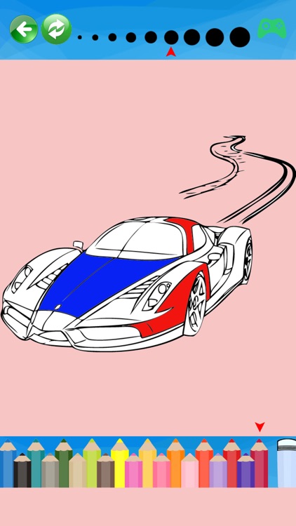Printable Cartoon Car Coloring Pages For Kids
