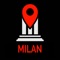 Milan Travel Guide Monument Tracker - Offline Map