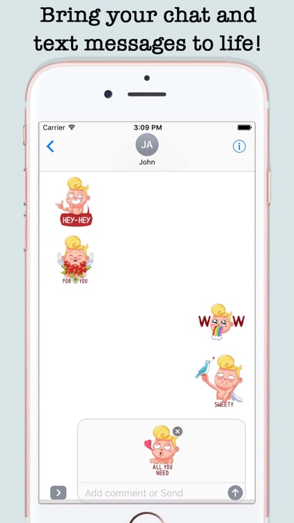 Love Cupid Emoji Stickers screenshot-4