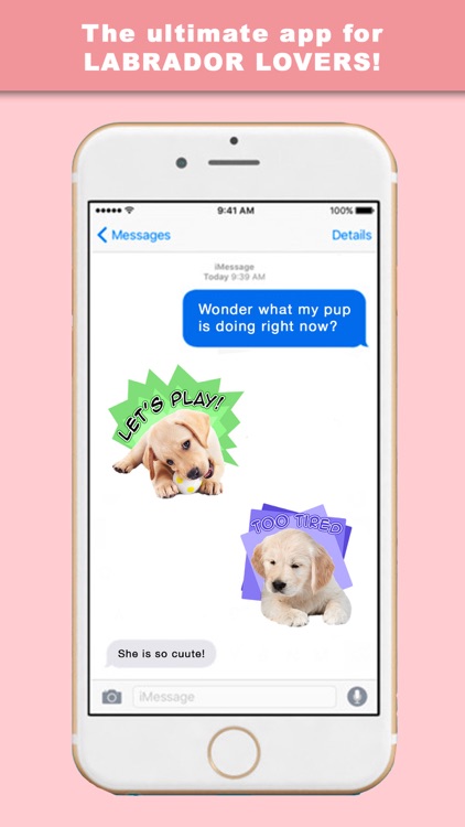 LabLoveMoji - Stickers & Keyboard for Labradors