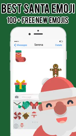 Game screenshot Christmas Santa Emoji -Stickers Keyboard Messenger apk