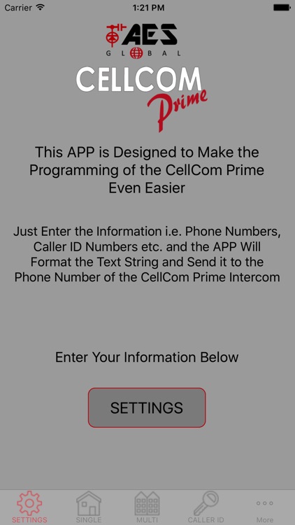 CellCom Prime Programmer