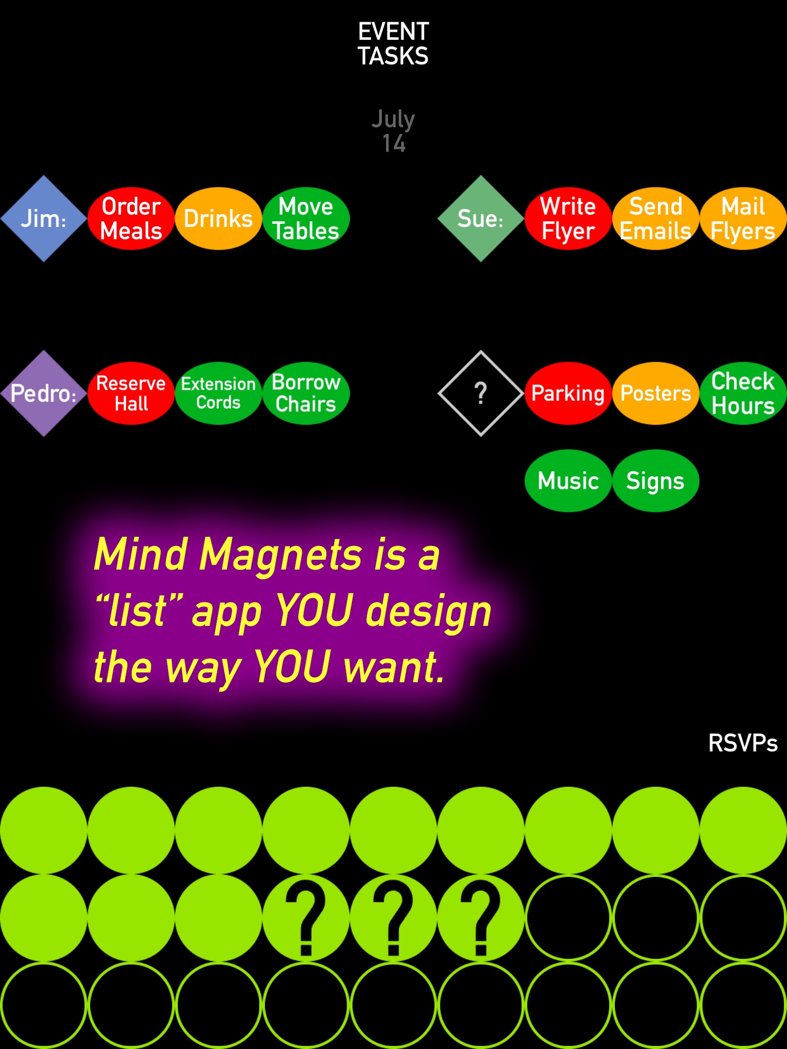 Mind Magnets Info Organizer—Visual Grid Checklists screenshot 4