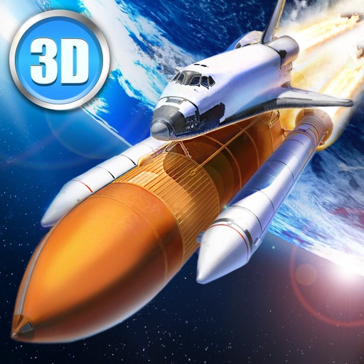 Space Shuttle Pilot Simulator 3D Icon