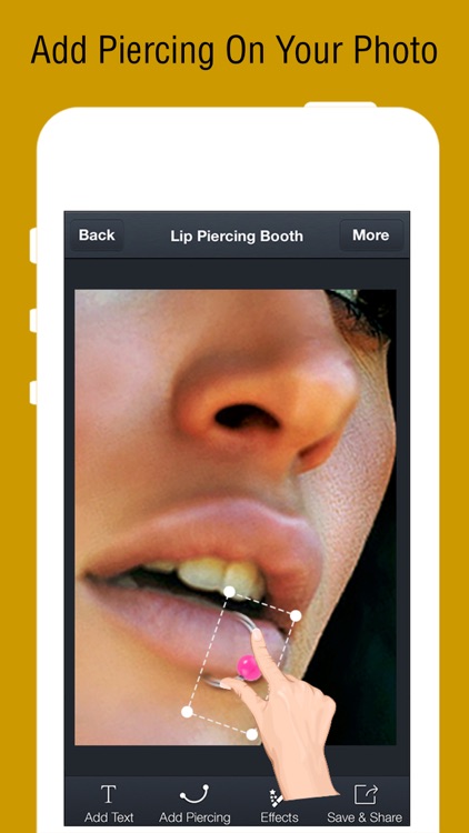 Lip & Body Piercing Booth - Oral App to Get Inked
