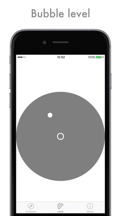 Bubble Level & Compass - both tools in one app