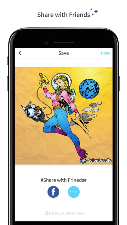 Color Doodle - Adults Coloring Book & Pigment Page screenshot-4