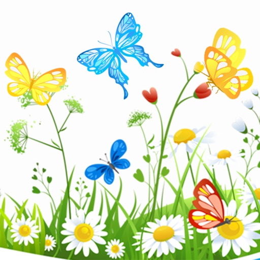 Butterfly Flower For Coloring Book Games