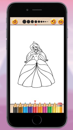 Princess Coloring Book For Kids And Girl(圖4)-速報App