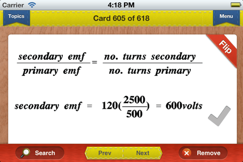 AP Physics 1 & 2 Flashcards Exambusters screenshot 2