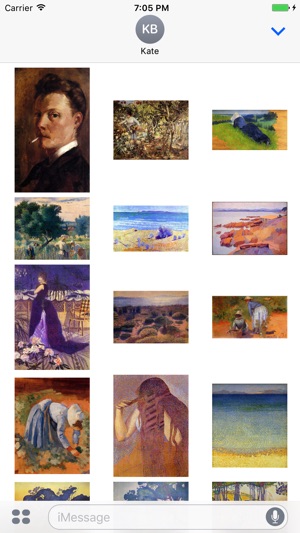 Henri Edmond Cross Artworks Stickers