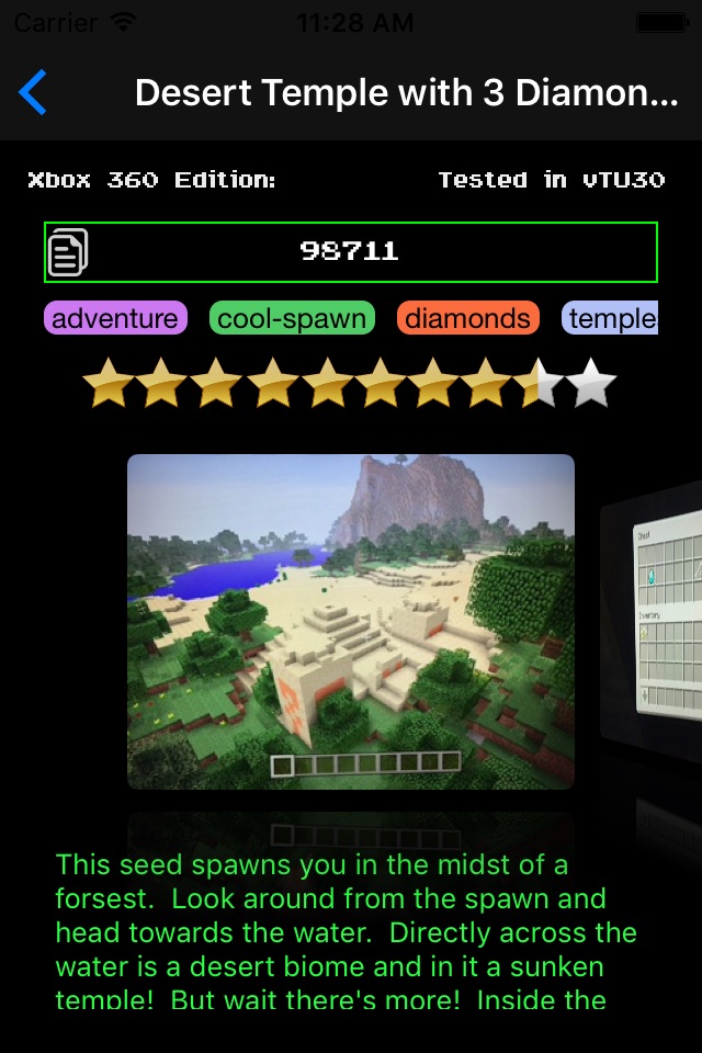 Amazing Seeds for Minecraft screenshot 2