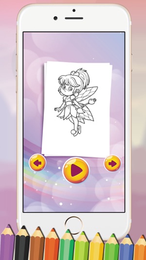 Angels Game Fairy Tale Coloring Book(圖1)-速報App