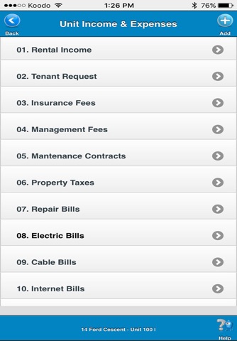 Foreman Property Manager 2.1 screenshot 2