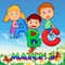 ABC Match 3 Puzzle - ABC Drag Drop Line Game