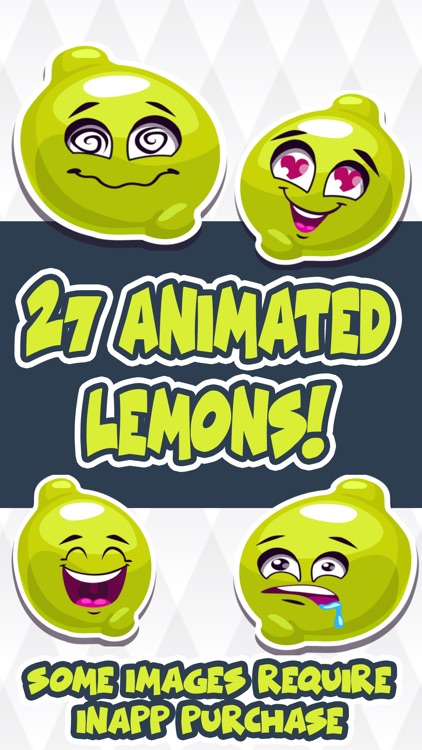 Animated Lemon Stickers for Messaging