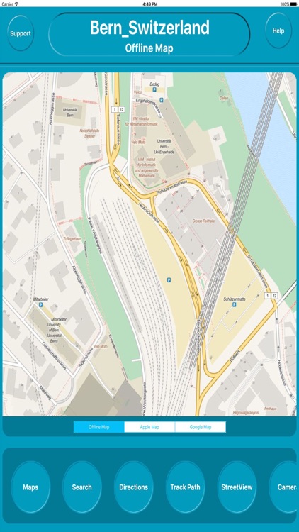 Bern Switzerland Offline Map Navigation GUIDE