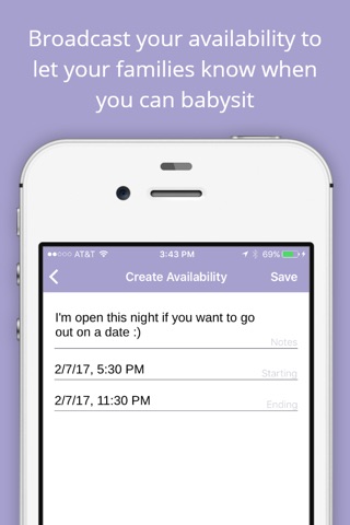 Mimi - Babysitter Scheduler screenshot 3