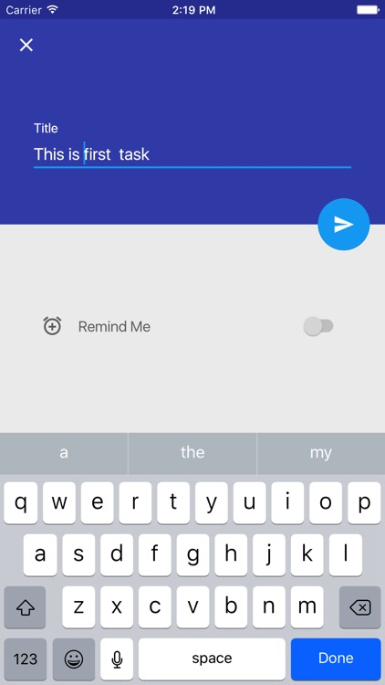 Minimal TODO