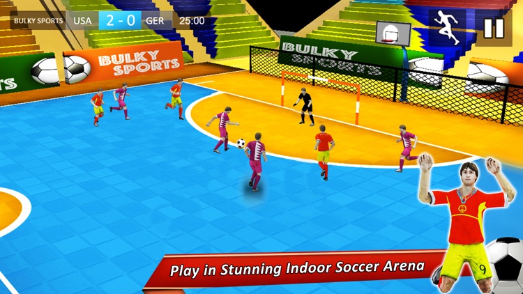 Indoor Soccer 17: Play Futsal football in arena 3D