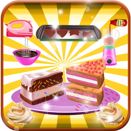 Ice Cream Strawberry Sandwich – Dessert Maker icon