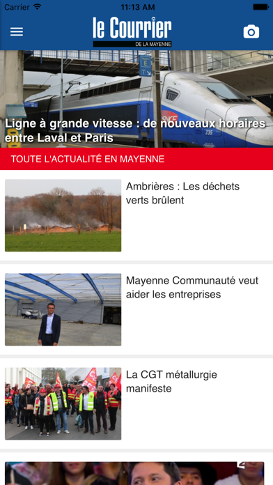 How to cancel & delete Le Courrier de la Mayenne from iphone & ipad 1