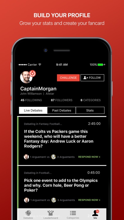 Fandings - Social Network for Sports Debate screenshot-3