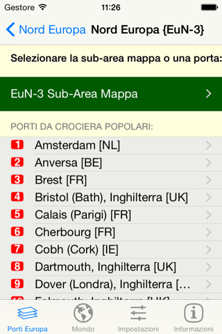 Cruise Ports -Europe  Zoomable Atlas screenshot 3