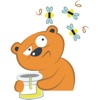 Brown Bear stickers by Jo
