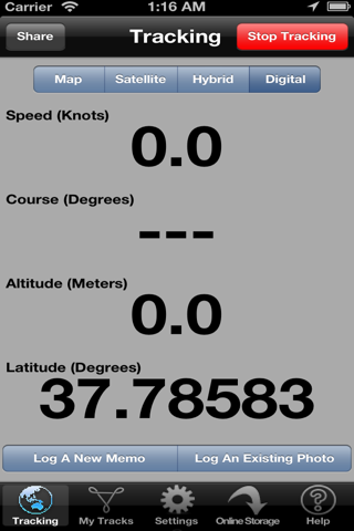 Sailboat GPS Track Data Logger screenshot 2