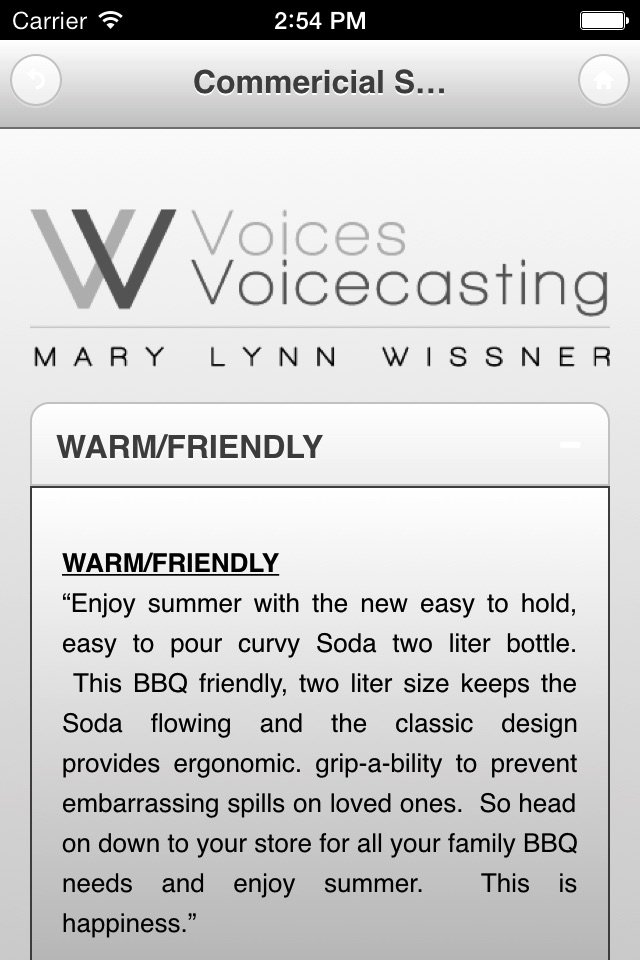 Voice Over Self Direction screenshot 3