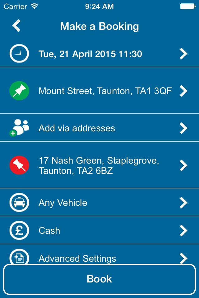 A1 Ace Taxis (Taunton) screenshot 3