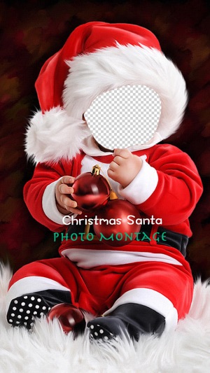Christmas Santa Photo Montage