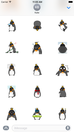 King Penguin Animated Sticker(圖3)-速報App