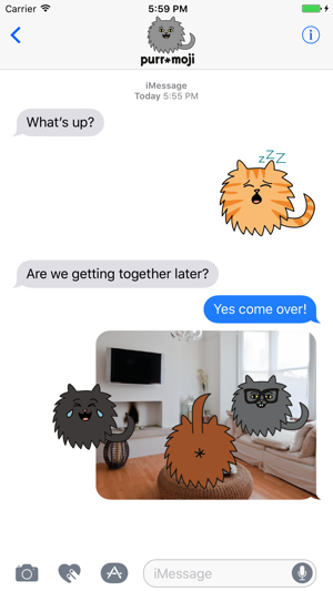 Purr-Moji Cat Stickers(圖1)-速報App