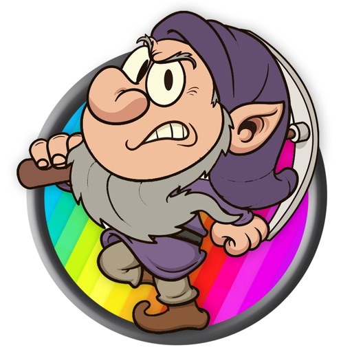 Dwarf Coloring Page Game Free Educational iOS App