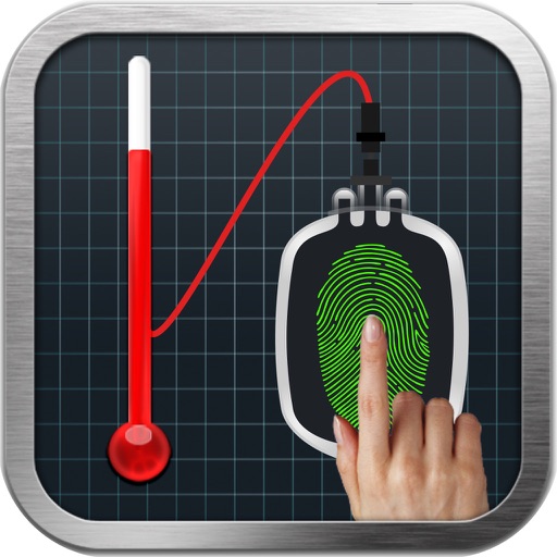 Finger Body Temperature Prank -Scan Blood Pressure Icon