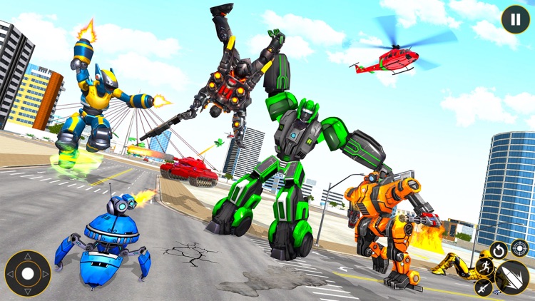 Multi Robot Car Transform Game screenshot-3