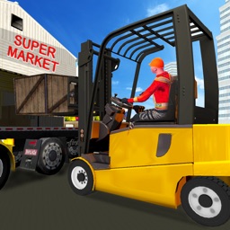 Supermarket Forklift Parking & Cargo Delivery Game