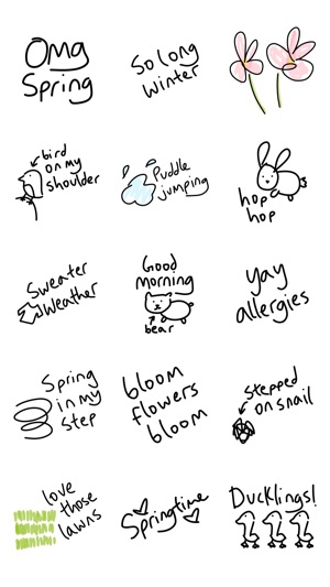 Spring pic emoji & keyboard stickers for iMessage(圖2)-速報App