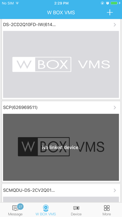 W Box VMS GV screenshot 2