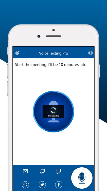 Voice Texting Deluxe screenshot-0
