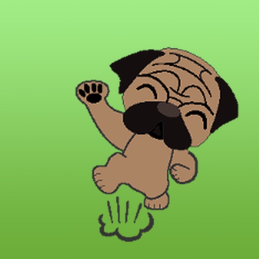 Animated Pug Puppy Sticker pack