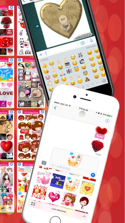 LoveValentine - Stickers for Messenger & WhatsApp