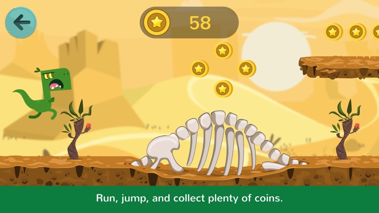 Dinos Jump - Dinosaur action game for kids
