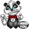 Meet Boss Panda stickers by Choppic