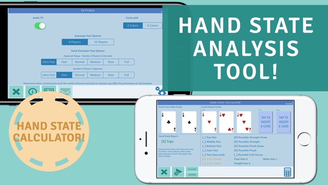 Poker Hands Tools: Texas Hold Em Odds Calculator(圖2)-速報App